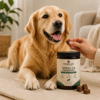 PAWLUX Omega-3 & Probiotic Daily Wellness Supplement