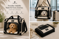 PAWLUX Portable Foldable Pet Travel Carrier