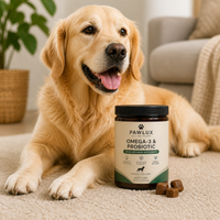 PAWLUX Omega-3 & Probiotic Daily Wellness Supplement