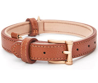 PAWLUX Adjustable Luxury Leather Collar