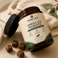PAWLUX Omega-3 & Probiotic Daily Wellness Supplement