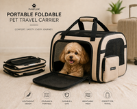 PAWLUX Portable Foldable Pet Travel Carrier